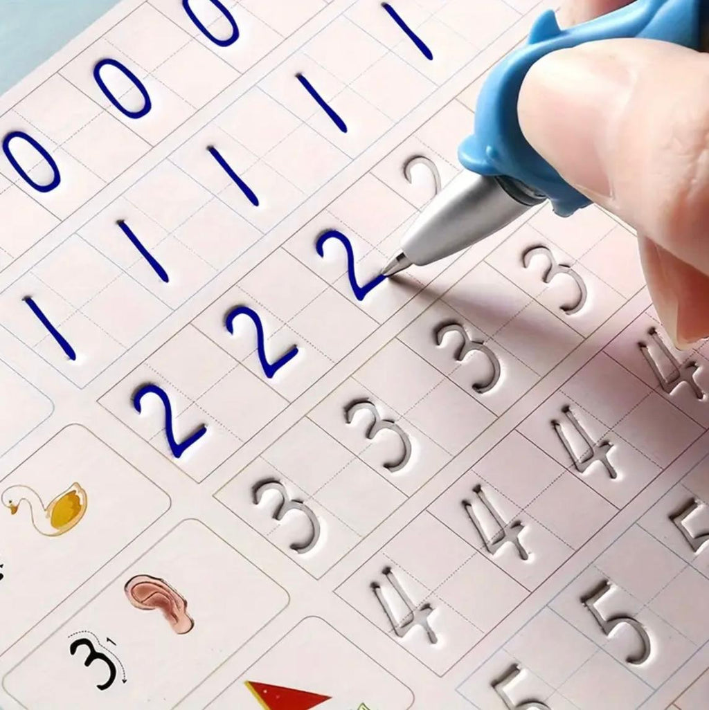 4 Piece Groove handwriting books